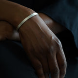 TUOHI Jewelry MUOTO Ellipse Bangle Cuff