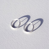 TUOHI Jewelry MUOTO Round Earrings, Medium